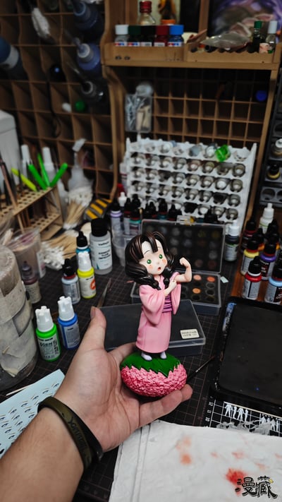 【售罄展示追加請私訊客服@toystationtw】鬼滅之刃 童年系列第一彈 愛吃櫻餅·小蜜漓 X 漫藏工作室3