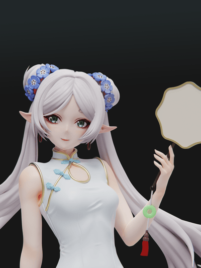 【預購】葬送的芙莉蓮 旗袍芙莉蓮 X 琉璃工作室6