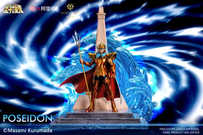 【預購】聖鬥士星矢 海皇波塞冬 X Zodiakos鑄刻 正版授權9