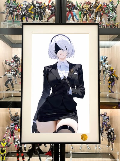 【預購】尼爾機械紀元《西裝尤爾哈》動漫裝飾畫 X 星空工作室2
