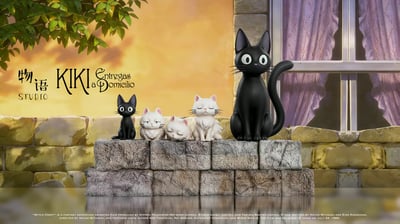 【預購】宮崎駿 小物系列07 吉吉的一家子 X 物語工作室2