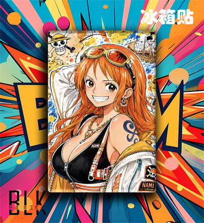 【預購】海賊王《塗鴉娜美/塗鴉羅賓》裝飾畫&冰箱貼 X 巴洛克工作室3