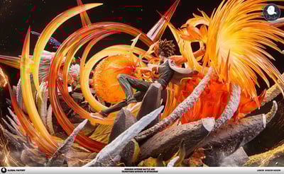 【售罄展示追加請私訊客服@toystationtw】家庭教師 週年紀念款 熱血魂019-家庭教師REBORN激戰篇 澤田綱吉VS白蘭 阿綱2.7 X ILL地下工廠7