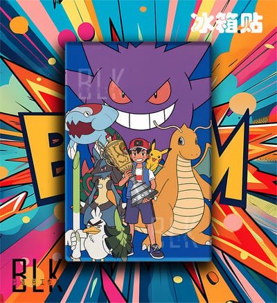 【預購】寶可夢《小智冠軍陣容》動漫裝飾畫&冰箱貼 X 巴洛克工作室3