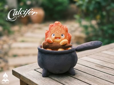 【預購】宮崎駿 卡西法 CALCIFER 毛絨掛件 X NINETY SEVEN（玖柒）7