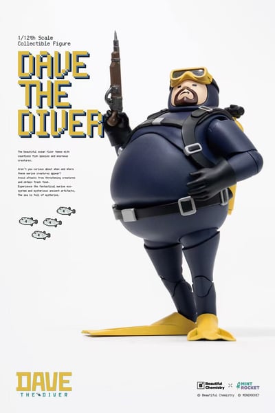 【預購】DAVE THE DIVER 1/12收藏級可動人偶 潛水員戴夫 BC202526 X Beautiful Chemistry6