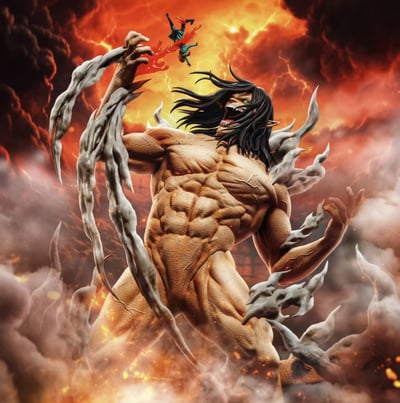 【預購】進擊的巨人 “宣戰” X CHIKARA力量1