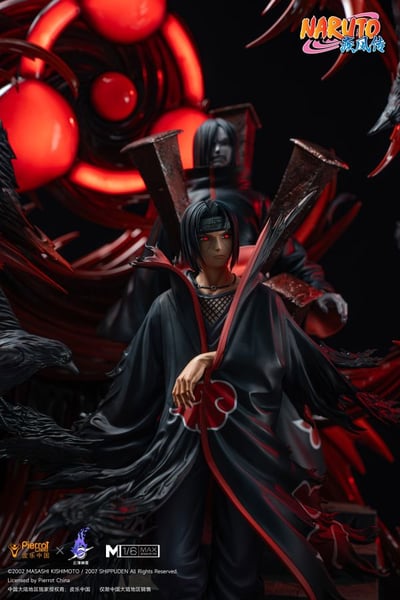 【補款】《火影忍者疾風傳》曉組織 宇智波鼬 雕像 X 雲頂摘星工作室＆皮樂中國 正版授權5