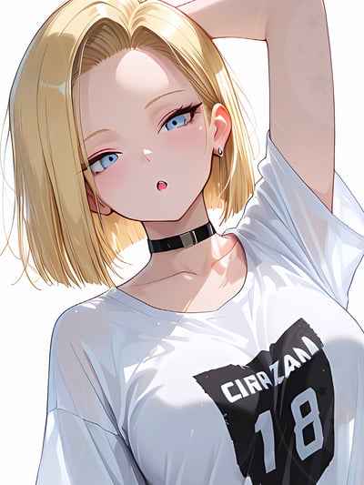 【預購】七龍珠《白衣18號》裝飾畫 X 星空工作室5