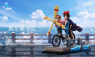 【預購】宮崎駿 自行車系列002-乘風而行 魔女宅急便 琪琪和蜻蜓 X T-one3