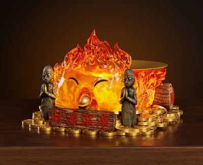 【預購】宮崎駿 招財系列 雙版本 招財托盤卡西法 X WAWA-Studio7