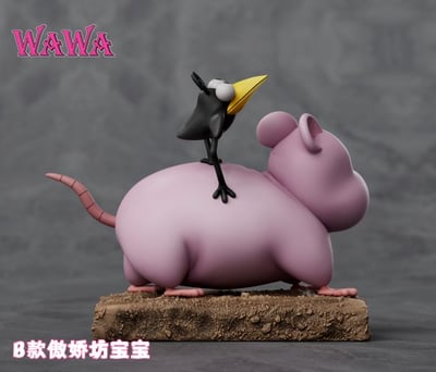【現貨秒發】宮崎駿 桌面小擺件系列 睡眠坊寶寶&傲嬌坊寶寶 X WAWA-Studio8