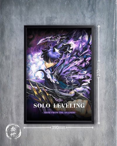 【預購】我獨自升級《漆暗い雷》 裝飾畫 X 3000painring繪製2