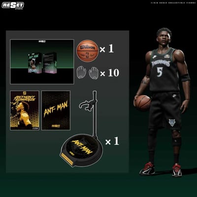【預購】NBA 收藏級可動人偶套裝 可動眼愛德華茲 X Reset-Studio9
