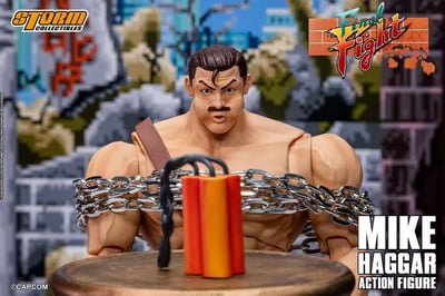 【預購】快打旋風 可動人偶CAFF01 邁克·哈格 X Storm Collectibles9