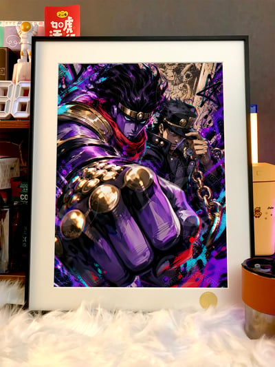 【預購】JOJO的奇妙冒險《塗鴉承太郎》動漫裝飾畫 X 星空工作室4