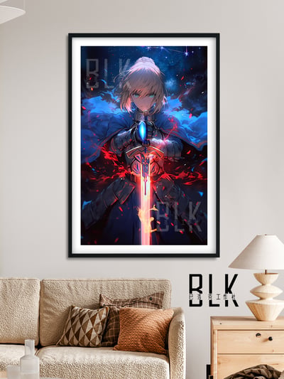 【預購】Fate/stay《夜空saber》裝飾畫&冰箱貼 X 巴洛克工作室2