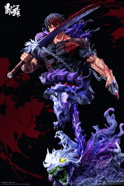 【預購】咒術迴戰 水墨破碎風1/6半身像第一彈 天與暴君-伏黑甚爾 X 亂舞工作室6