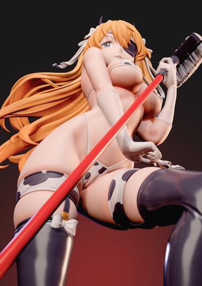 【現貨秒發】Eva新世紀福音戰士 奶牛女僕明日香 X 子夜工作室7