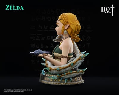 【預購】《薩爾達傳說：王國之淚》雙比例 塞爾達公主半身像 X HOT-Studio13