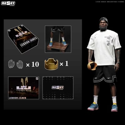 【預購】NBA 1/6收藏級可動人偶套裝 詹姆斯中國行 X Reset-Studio2