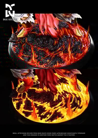 【預購】七龍珠 單人博物館雕像系列01 布羅利熔巖 X DLG-Studio14