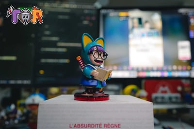 【售罄展示追加請私訊客服@toystationtw】怪博士與機器娃娃 阿拉蕾系列011 捧書阿拉蕾 X TOR-Studio9