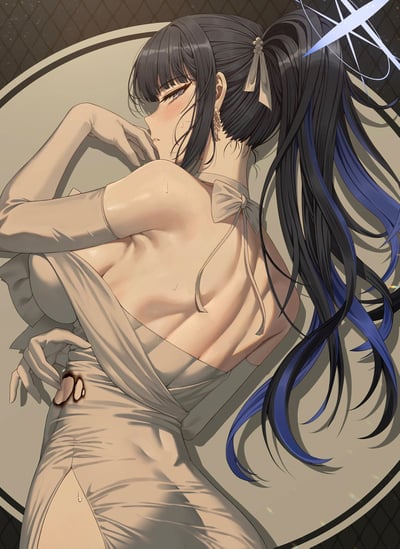【預購】碧藍檔案《禮服紗織》動漫二次元裝飾畫 X H2工作室4