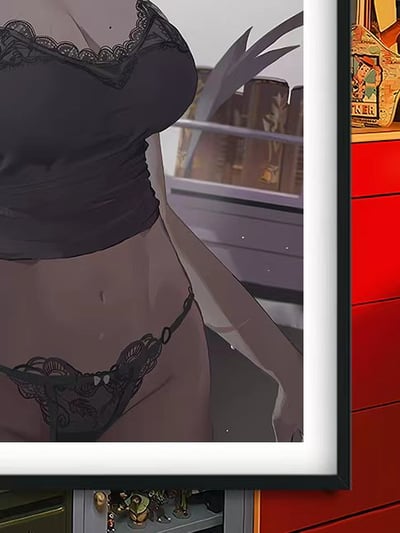 【預購】鳴潮 裝飾畫&冰箱貼《啤酒贊妮》X 巴洛克工作室5