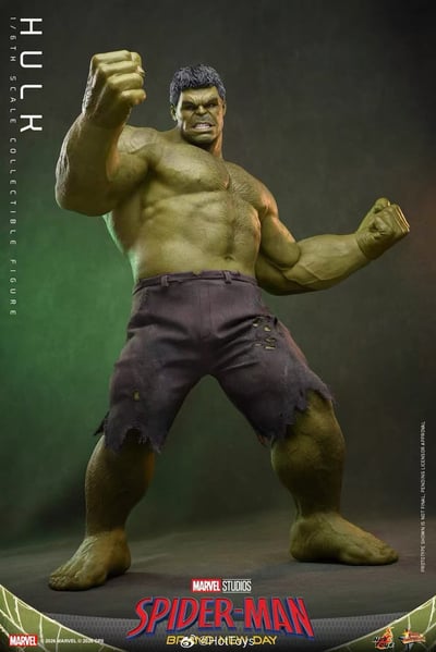 【售罄展示追加請私訊客服@toystationtw】《蜘蛛人：嶄新之日》浩克Hulk MMS905 X HOTTOYS6