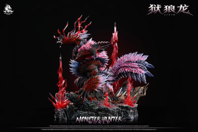 【預購】魔物獵人 大尺寸帶燈光 雷狼龍&獄狼龍&金雷公 X Dragon Realm8