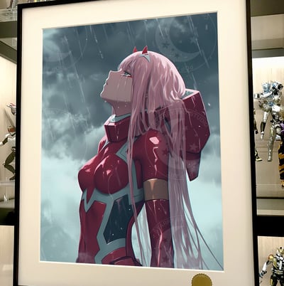 【預購】Zero Two國家隊《雨之零二》動漫裝飾畫 X 星空工作室1