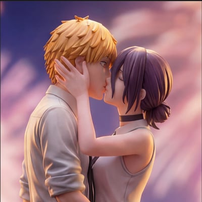 【預購】鏈鋸人 煙花之吻 電次&蕾塞 X PINK-Studio4