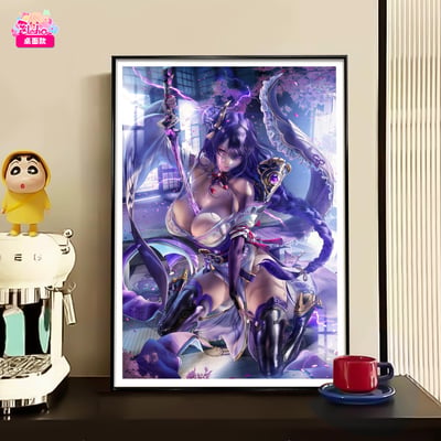【預購】原神 一心凈土 雷櫻斬月 8k主題超清裝飾畫 X 阿喵畫社2