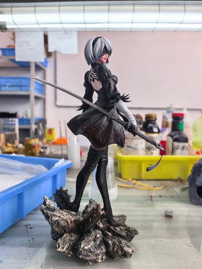 【預購】尼爾自動人形 1/6系列典藏手辦—2B X Imagination(YY)8