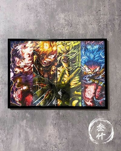 【預購】我的英雄學院《更に向こうへ》裝飾畫 X 3000painring繪製2