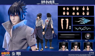 【預購】《火影忍者 疾風傳》1/6可動人偶 ROC-018 Sasuke宇智波佐助 X ROCKETTOYS4