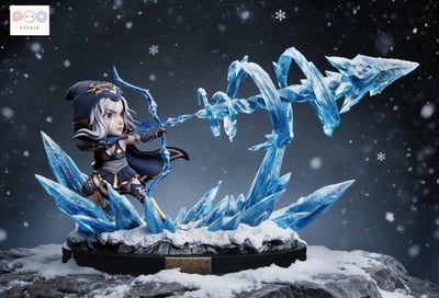 【預購】英雄聯盟 系列 第一彈 艾希 桌擺 X popo studio1