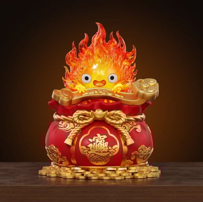 【預購】宮崎駿 招財系列-招財卡西法 X WAWA-Studio1