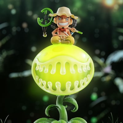 【現貨秒發】海賊王 騙人布 捏捏撒謊布 觸控小夜燈 X HAPPY LIFE 正版授權1