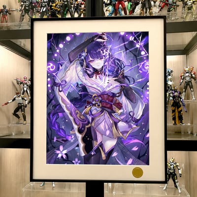 【預購】原神《拔劍雷電》動漫裝飾畫 X 星空工作室1