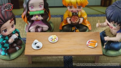 【預購】鬼滅之刃 Q版四小隻 彌豆子 炭治郎 善逸 伊之助 X 上弦Studio4