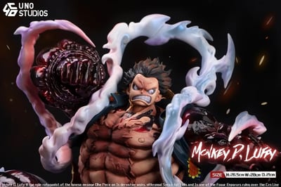 【預購】海賊王 26.5CM 四檔魯夫 X UNO工作室4