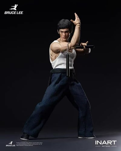 【預購】李小龍 雙版本 1/12可動人偶 X INART Action7