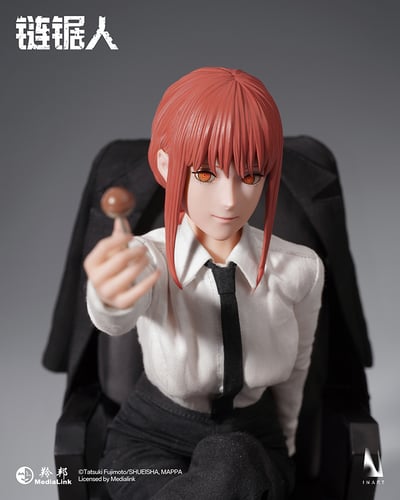 【售罄展示追加請私訊客服@toystationtw】《鏈鋸人》第一季 1/6收藏級可動人偶 真紀真 X INART16