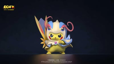 【預購】寶可夢 美娜斯變裝皮卡丘 X ECHO皮卡丘模型鋪子（皮模鋪）6