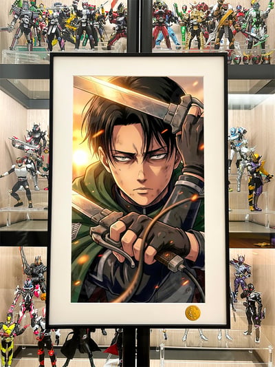 【預購】進擊的巨人《火光兵長》裝飾畫 X 星空工作室2