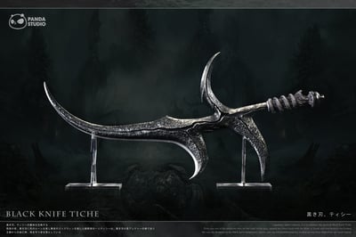 【預購】艾爾登法環 私訂1/1武器系列 黑刀 X Panda-Studio3