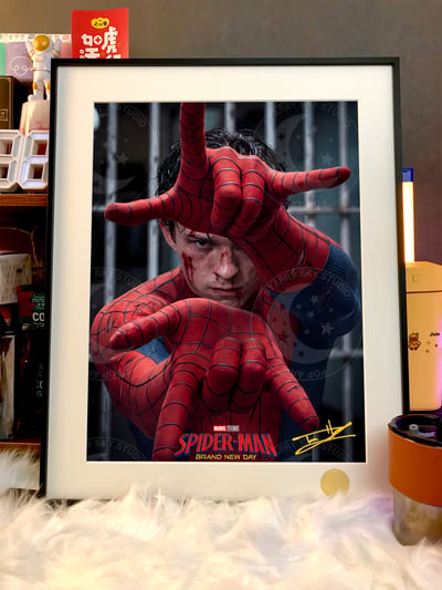 【預購】Marvel漫威《戰損蜘蛛人》動漫裝飾畫 X 星空工作室4