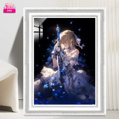 【預購】Fate 白禮服 劍葬玫瑰 吾王Saber X 阿喵畫社2